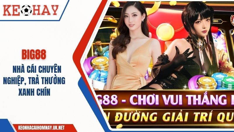 BIG88 – Nhà Cái Chuyên Nghiệp, Trả Thưởng Xanh Chín