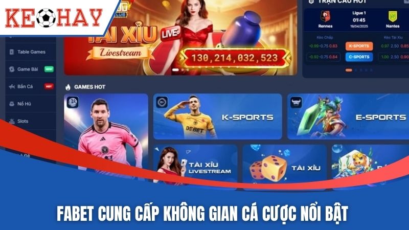 FABET cung cấp không gian cá cược nổi bật 