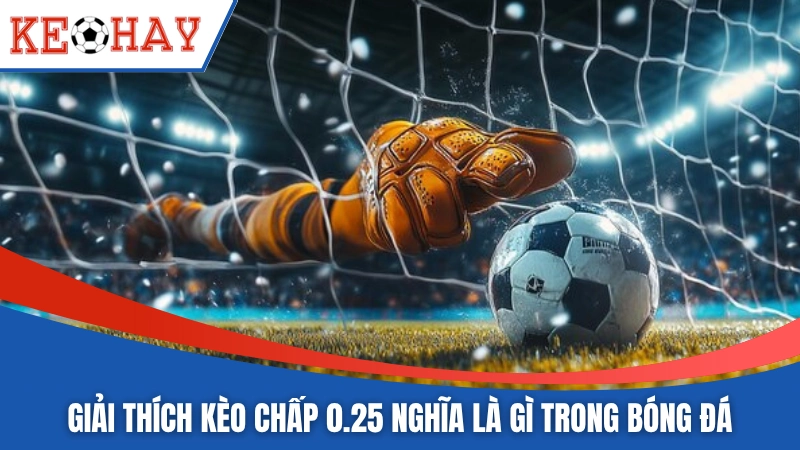 Giải thích kèo chấp 0.25 nghĩa là gì trong bóng đá